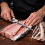 SHAN ZU Fillet Knife 7 Inch, Powder Steel Boning Knife High Carbon Japanese Filleting Knives, Ultra Sharp Deboning Knives for Meat Cutting with Ergonomic Pakkawood Handle