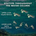 TRUSCEND Fishing Lures for Bass Trout Jighead Lures Paddle Tail Swimbaits Soft Fishing Baits Freshwater Saltwater Jigging Bass Fishing Gear Gifts for Men