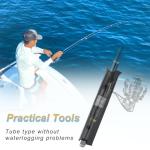 8 Pack Plastic Fishing Rod Holders Racks for Boat, Tube Fishing Rod Pole Side-Mount with Screws