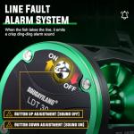 Sougayilang Round Baitcasting Fishing Reel –CNC Machined Aluminum Body Catfish Reel with 25LB Max Drag, Waterproof Trolling Reel with Level Wind & Magnetic Braking System for Musky Bass Pike