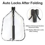 GOODCAT Fly Fishing Net, Bass Trout Landing Net, Folding Fishing Nets Fresh Water, Safe Fish Catching or Releasing, Fly Fishing net Magnetic Release