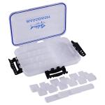 BASSDASH 3600 3670 3700 Tackle Storage Waterproof Utility Tackle Boxes Fishing Lure Tray with Adjustable dividers