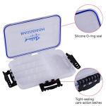 BASSDASH 3600 3670 3700 Tackle Storage Waterproof Utility Tackle Boxes Fishing Lure Tray with Adjustable dividers
