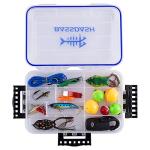 BASSDASH 3600 3670 3700 Tackle Storage Waterproof Utility Tackle Boxes Fishing Lure Tray with Adjustable dividers
