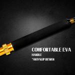 Fiblink Saltwater Fishing Rod 2 Piece Bent Butt Trolling Rod Deep Sea Roller Rod Big Game Conventional Boat Fishing Pole (Conventional Guides-6'80-120lbs)