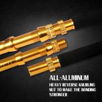 Fiblink Saltwater Fishing Rod 2 Piece Bent Butt Trolling Rod Deep Sea Roller Rod Big Game Conventional Boat Fishing Pole (Conventional Guides-6'80-120lbs)