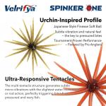 Tentacle Creature Lure, Japanese Style Soft Plastic Baits for Bass Fishing - for Drop Shot, Wacky Rig/Neko Rig and Finesse, Slow Sinking, Soft Bait by Velrifya (08-Amber Craw, 2.7-INCH)