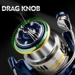 Elvaesther Spinning Reel Smooth 5.2:1 Stainless 5+1 BB Fishing Reels for Freshwater Saltwater Outdoor Fishing LC2000/2500 LC2500