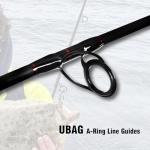 Fiblink Surf Spinning Fishing Rod 4-Piece Graphite Travel Fishing Rod(11-Feet & 13-Feet & 15-Feet) (Length: 15')