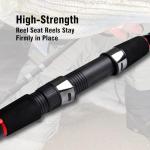 Fiblink Surf Spinning Fishing Rod 4-Piece Graphite Travel Fishing Rod(11-Feet & 13-Feet & 15-Feet) (Length: 15')