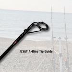 Fiblink Surf Spinning Fishing Rod 4-Piece Graphite Travel Fishing Rod(11-Feet & 13-Feet & 15-Feet) (Length: 15')