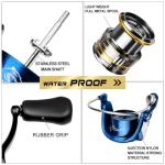 Elvaesther Spinning Reel Smooth 5.2:1 Stainless 5+1 BB Fishing Reels for Freshwater Saltwater Outdoor Fishing LC2000/2500 LC2500