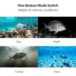 Jiisquilyx Fish Finder & Underwater Camera: 6'' HD 1080P Waterproof Ice Fishing Camera with Monitor｜Portable Fish Finders for Ice/Lake Fishing｜Depth Finder for Boat/Kayak & Murky Under Water