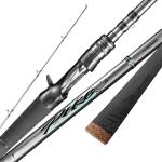 HANDING M1 Musky Rod Heavy Casting Rod 7'6" 2-Piece Baitcaster Rod for Northern Pike Catfish Striped Bass Snook with Fast Action 30T+24T Carbon Fiber