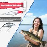 𝗘𝗫𝗔𝗨𝗥𝗔𝗙𝗘𝗟𝗜𝗦 Fishing Gear fishingLure Fish Bait Soft Hard Lure Baits Tackle Box 75pcs Bass Trout Salmon Minnow Popper Crankbait Pencil Plastic Topwater Frogs Lure Lures Spinner