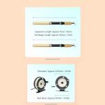 Fockety Ice Fishing Rod and Reel Combo, 29.5 inch Ultralight Spinning Ice Fishing Combos, High Visibility Ice Fishing Pole Ice Fishing Gear for Walleye, Perch, Panfish and Trout