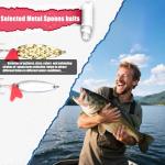 𝗘𝗫𝗔𝗨𝗥𝗔𝗙𝗘𝗟𝗜𝗦 Fishing Gear fishingLure Fish Bait Soft Hard Lure Baits Tackle Box 75pcs Bass Trout Salmon Minnow Popper Crankbait Pencil Plastic Topwater Frogs Lure Lures Spinner