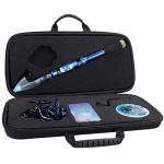 Sougayilang Fishing Rod and Reel Combos - Carbon Fiber Telescopic Fishing Pole - Spinning Reel 12 +1 BB with Carrying Case for Saltwater and Freshwater Fishing Gear Kit(Blue 6.89ft-3000)