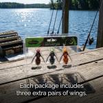 FONMANG Fishing Lures, 3-Pcs Top Water Lures for Bass Walleye Pike, 2025 New Wasp Crawl Bait for Freshwater and Saltwater, 2in,7.5g,