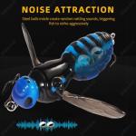 FONMANG Fishing Lures, 3-Pcs Top Water Lures for Bass Walleye Pike, 2025 New Wasp Crawl Bait for Freshwater and Saltwater, 2in,7.5g,