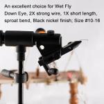 Eupheng Fly Fishing Hooks 100pc Pack Barbless Catch & Release Dry Wet Nymph Shrimp&Pupa, Streamer, Caddis, Jig, Scud Flies Fishing Hooks