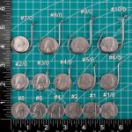 Dr.Fish 100 Pack Octopus Circle Hooks, Saltwater & Freshwater Fishing Hooks, #8-#10/0, Offset, Catfish, Tuna, Striper, Snapper, Bass Fishing #6