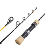 Ice Fishing Rod Pole, 21 Inches, Ultra-Light, Medium, Medium Light, Walleye, Perch, Panfish, Trout Fishing (Medium)