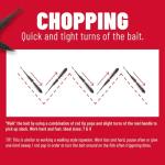 Berkley PowerBait® Nessie Glide Bait, Raw, 5 in, Fishing Bait with Irresistible Flavor, Soft Swimbait Ideal for Bass Fishing, Equipped with Fusion19 Hook