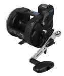Okuma Magda Pro Line Counter Levelwind Trolling Reel, Small, Black/Silver, MA-15DX