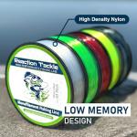 Reaction Tackle Monofilament Fishing Line- Strong and Abrasion-Resistant Nylon Mono Fishing Line, Freshwater and Saltwater Fishing Line Clear 10/1600