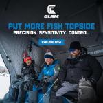 Dead Meat 28” Medium Light Ice Fishing Combo – Graphite Rod & Precision Drag Reel for Perch, Walleye & Panfish