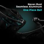 KastKing Verus Spinning Fishing Reel, Size 4000, Black, 6.2:1