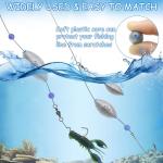 Egg Sinkers Fishing Weights, Bullet Fishing Weights Lead Oval Shaped Fishing Weights Sinkers for Saltwater Freshwater Fishing 1/4oz to 3oz (3/4oz-15pcs)