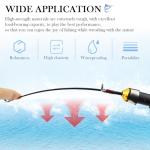 Telescopic Ice Fishing Rod, 2 Packs Mini Fishing Rod Cork HandlePortable Travel Fishing Pole for Saltwater Freshwater Fishing, 25Inch