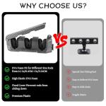 Ruppence 4-Pack Fishing Rod Holder for Garage, Wall Mounted Fishing Pole Holders with EVA Foam, Vertical Fishing Rod Rack Storage for Boats, Garage, Wall, Ceiling