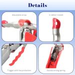 weyleity Automatic 2 Spring Fishing Rod Holder | 2 Pack Stainless Steel Folding Rod Stand Spring Loaded Adjustable Sensitivity Fish Pole Rack