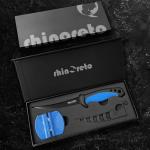 Rhinoreto Fillet Knife for Fish - Razor Sharp G4116 German Stainless Steel Blade, 5 Inch Professional Filleting & Boning Knife with Non-Slip Handle, Protective Sheath & Sharpener