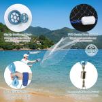 KescherAb Cast Net 3ft-8ft Radius American Monofilament Fishing Net 3/8 Mesh Fish Throw Net for Bait Trap, Casting Net with Heavy Duty Sinker, Professional Grade Saltwater Bait Fish