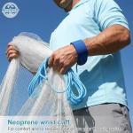 KescherAb Cast Net 3ft-8ft Radius American Monofilament Fishing Net 3/8 Mesh Fish Throw Net for Bait Trap, Casting Net with Heavy Duty Sinker, Professional Grade Saltwater Bait Fish