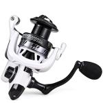 Sougayilang Fishing Reel, Ultralight Spinning Reel with Aluminum Spool, 5.2:1 High Speed Spinning Fishing Reel for Freshwater-White 2000