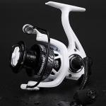 Sougayilang Fishing Reel, Ultralight Spinning Reel with Aluminum Spool, 5.2:1 High Speed Spinning Fishing Reel for Freshwater-White 2000