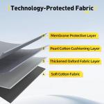 yuzhiyuan Multi - Carry Fishing Fanny Pack - Rod - Holding, Water - Repellent, Large Capacity for Bass Angling