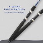 Shakespeare Contender Spinning Rod, 6'6", 2-Piece Saltwater Fishing Rod, Medium Power, 6-12 lb Line Rating