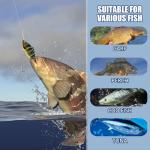 6PCS Fishing Lures for Freshwater and Saltwater, Slow Sinking Segmented Lifelike Multi Jointed Swimbait for Bass Trout Crappie Walleye Pike (New Version)