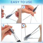 Fishing Sinker Weights Lead Surfing Casting Spider Sinkers Long Tail Fishing Sinkers Fishing Equipment for Catfish Saltwater Ocean Beach Sand (4oz - 3pcs)