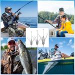 Fishing Sinker Weights Lead Surfing Casting Spider Sinkers Long Tail Fishing Sinkers Fishing Equipment for Catfish Saltwater Ocean Beach Sand (4oz - 3pcs)