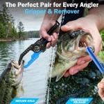 PLUSINNO Fishing Gear, Fishing Backpack with Tackle Box, Waterproof tackle Backpack with Rod Holders, Lures, Tools, Pliers & Accessories, Fish Gifts for Men