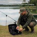 Jiisquilyx Underwater Camera & Fish Finder: 5.5 Inch OLED 1080P Waterproof Ice Fishing Camera with Monitor｜Portable Fish Finders for Ice/Lake Fishing｜Depth Finder for Boat/Kayak & Murky Under Water