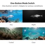 Jiisquilyx Underwater Camera & Fish Finder: 5.5 Inch OLED 1080P Waterproof Ice Fishing Camera with Monitor｜Portable Fish Finders for Ice/Lake Fishing｜Depth Finder for Boat/Kayak & Murky Under Water