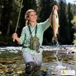 QualyQualy Tenkara Fly Rod Combo Beginner Kit, Tenkara Fishing Rod in 10.6ft/11.6ft 24T Fly Fishing Kit with Telescopic Fly Rod Flies Tippet and Fishing Chest Bag